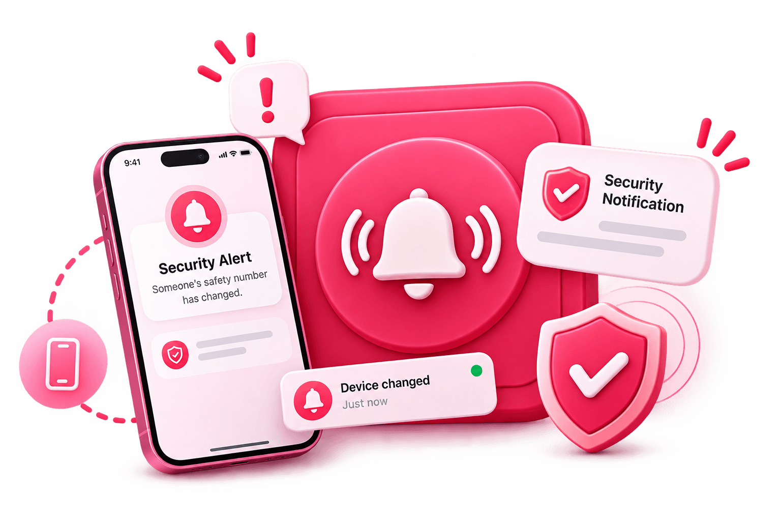 Talkstry security alerts and notification feature